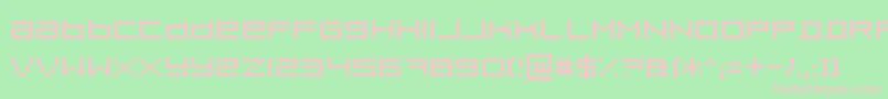 Pixeldust Font – Pink Fonts on Green Background