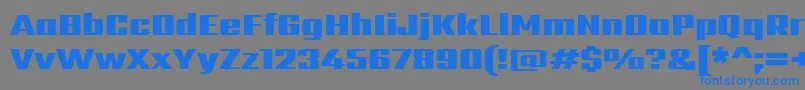 SarpanchBlack Font – Blue Fonts on Gray Background