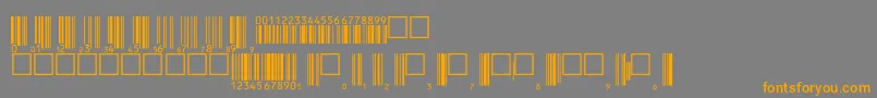 Подробнее о шрифте Upcp36tt Шрифт Upcp36tt – оранжевые шрифты на сером фоне