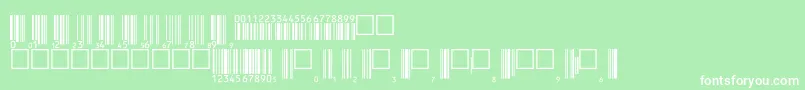 fuente Upcp36tt – Fuentes Blancas Sobre Fondo Verde