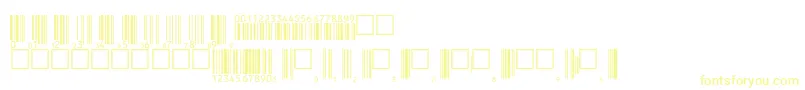 Upcp36tt-Schriftart – Gelbe Schriften