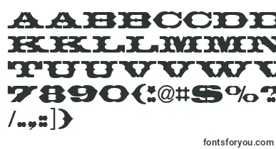 T720DecoRegular font – Fonts Starting With T