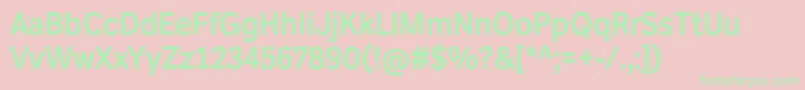 TondocorpSignage Font – Green Fonts on Pink Background