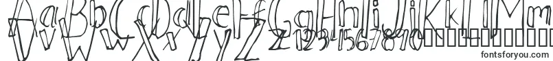 Шрифт Ahnberg – рукописные шрифты