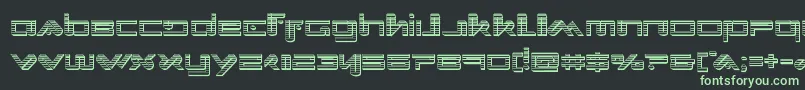 Xephyrchrome Font – Green Fonts on Black Background