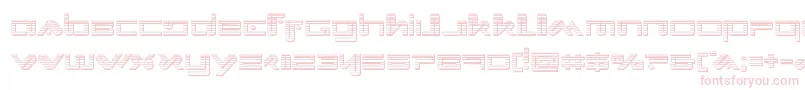 Xephyrchrome Font – Pink Fonts on White Background