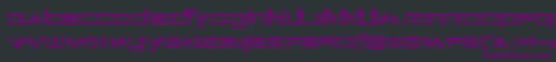 Xephyrchrome Font – Purple Fonts on Black Background