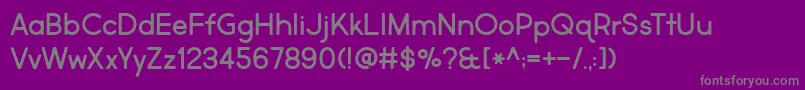 Шрифт MarketFresh – серые шрифты на фиолетовом фоне