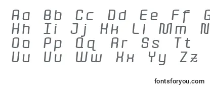 Обзор шрифта QuotaBolditalicext.
