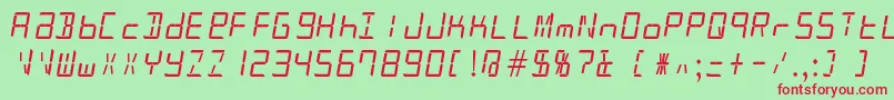 More about Patopian1986 Font Patopian1986 Font – Red Fonts on Green Background
