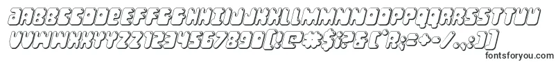 Bubblebutt3Dital-Schriftart – 3D-Schriften