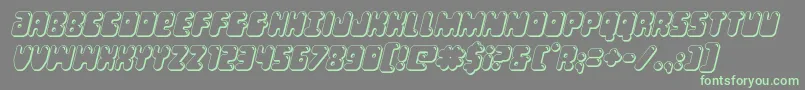 More about Bubblebutt3Dital Font Bubblebutt3Dital Font – Green Fonts on Gray Background