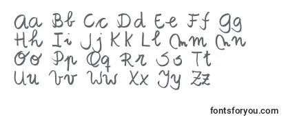 Schriftart Tanaestelbrushscript01Regular