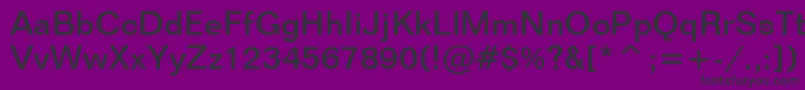FolioMediumBt Font – Black Fonts on Purple Background