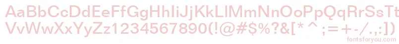 FolioMediumBt Font – Pink Fonts on White Background