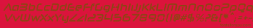 Lisätietoja NeuropolnovacdBolditalic-fontista NeuropolnovacdBolditalic-fontti – ruskeat fontit punaisella taustalla