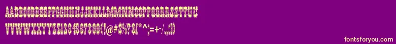 More about PepperwoodstdRegular Font PepperwoodstdRegular Font – Yellow Fonts on Purple Background