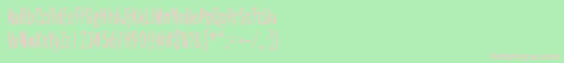 AsLongAsICanHoldMyBreath Font – Pink Fonts on Green Background