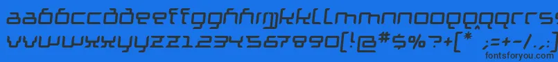 Подробнее о шрифте GranolaeRegularItalic Шрифт GranolaeRegularItalic – чёрные шрифты на синем фоне