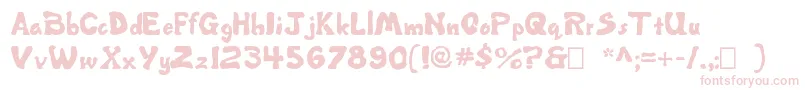 Misbehavin Font – Pink Fonts