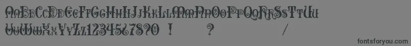 Erotokritos Font – Black Fonts on Gray Background