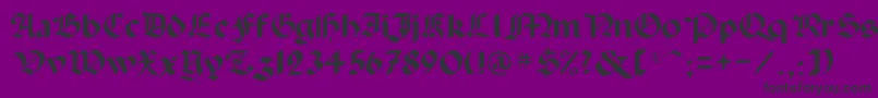 GotB Font – Black Fonts on Purple Background