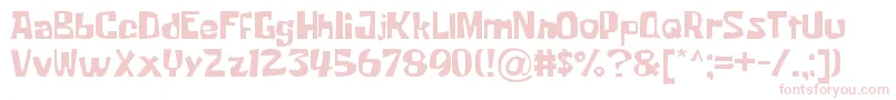 KrabbyPatty Font – Pink Fonts on White Background