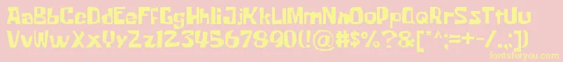 Más sobre la fuente KrabbyPatty fuente KrabbyPatty – Fuentes Amarillas Sobre Fondo Rosa