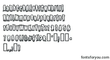 Quiff font – inverted Fonts