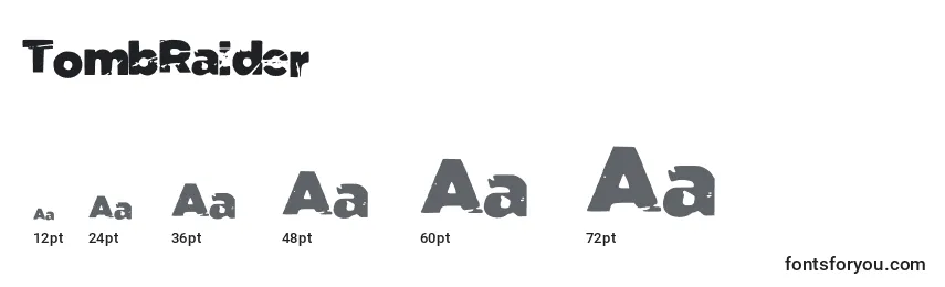 TombRaider Font Sizes