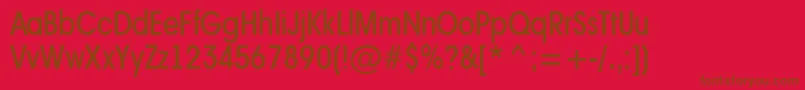 AAvantenrmedium Font – Brown Fonts on Red Background