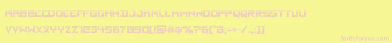 Vikingsquadhalf Font – Pink Fonts on Yellow Background