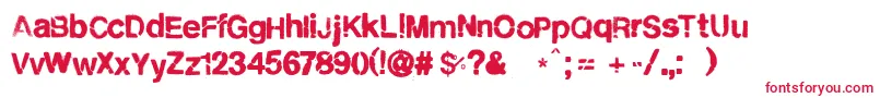 CityburnР™ Font – Red Fonts