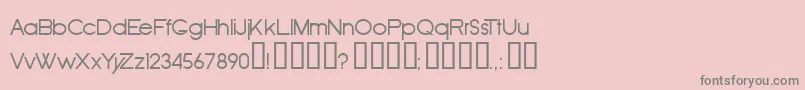 OldRepublic Font – Gray Fonts on Pink Background