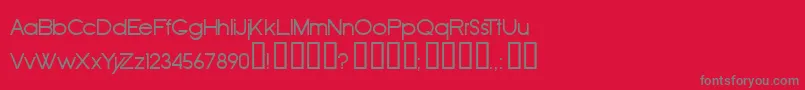 OldRepublic Font – Gray Fonts on Red Background