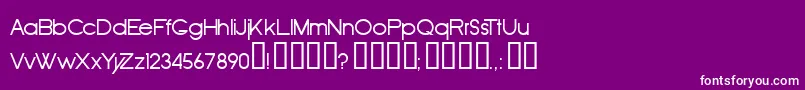 OldRepublic Font – White Fonts on Purple Background