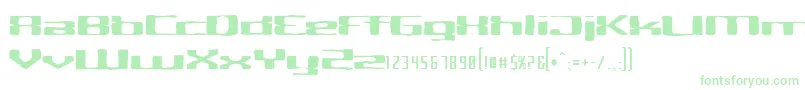 CriminalhandExtended Font – Green Fonts on White Background