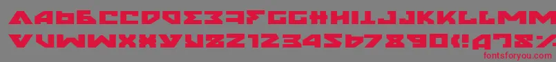 NyetExpanded Font – Red Fonts on Gray Background