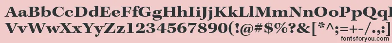 More about KeplerstdBoldext Font KeplerstdBoldext Font – Black Fonts on Pink Background