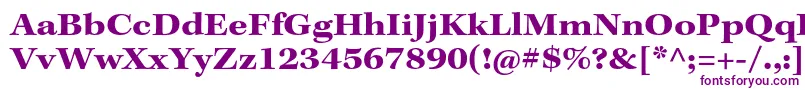 KeplerstdBoldext Font – Purple Fonts on White Background