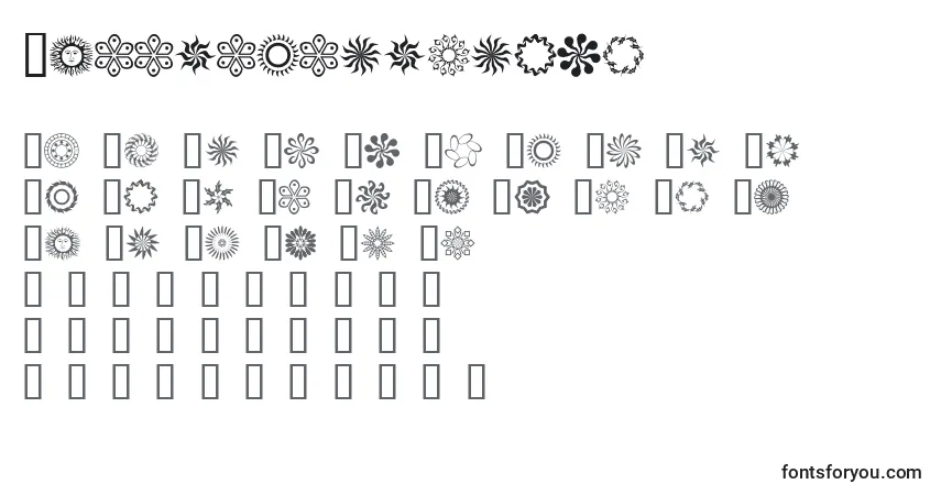 Шрифт Runningncircles – алфавит, цифры, специальные символы