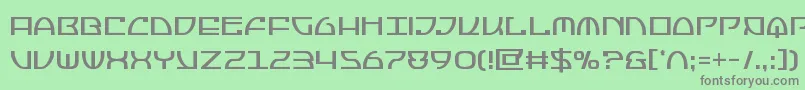Шрифт Jumptroopscond – серые шрифты на зелёном фоне