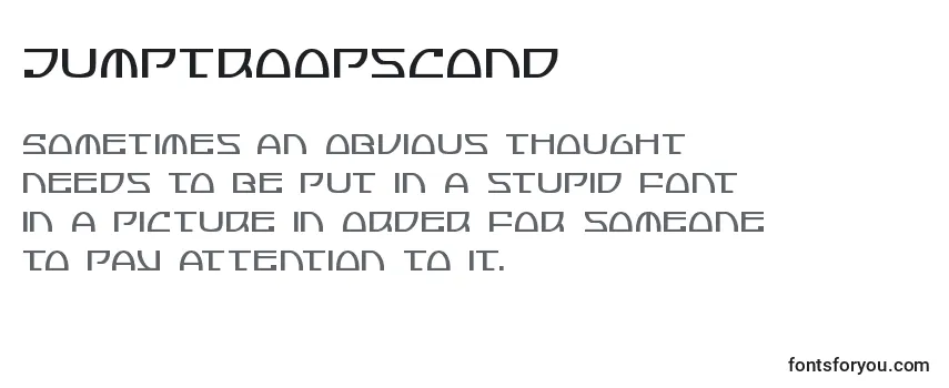 Jumptroopscond Font