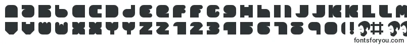 OpnDunpeelLust-fontti – neliönmuotoiset fontit