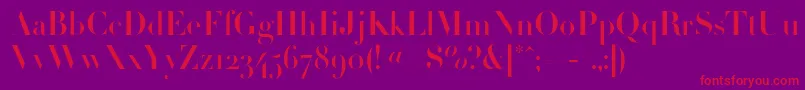 Borjomilightc Font – Red Fonts on Purple Background