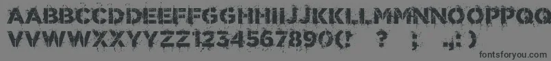 WorldConflict Font – Black Fonts on Gray Background