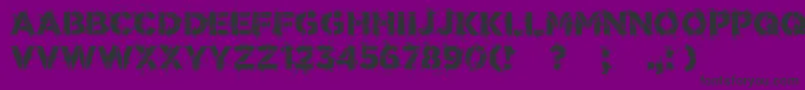 WorldConflict Font – Black Fonts on Purple Background