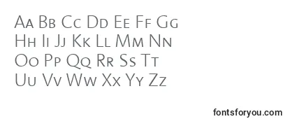 Schriftart LinotypeAromaLightSc