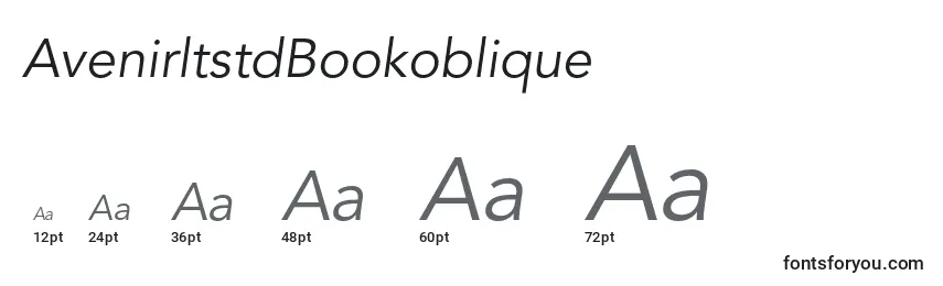 Größen der Schriftart AvenirltstdBookoblique