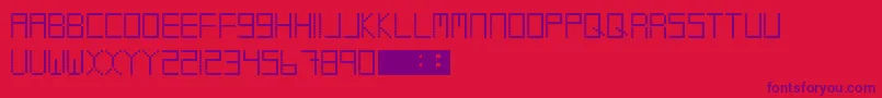 More about Coolio Font Coolio Font – Purple Fonts on Red Background